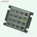 Surface Brushed Encryption PIN pad გადახდის کیოსკისთვის